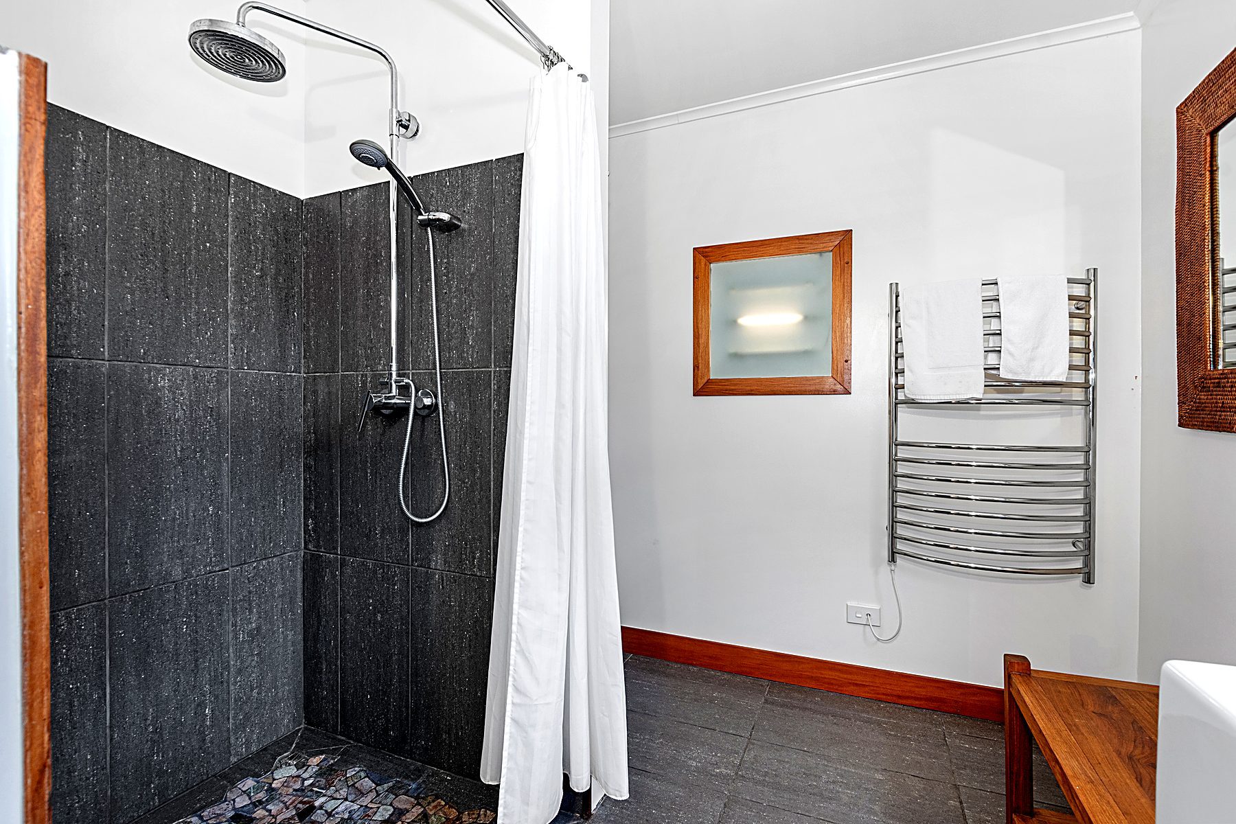 The shower room