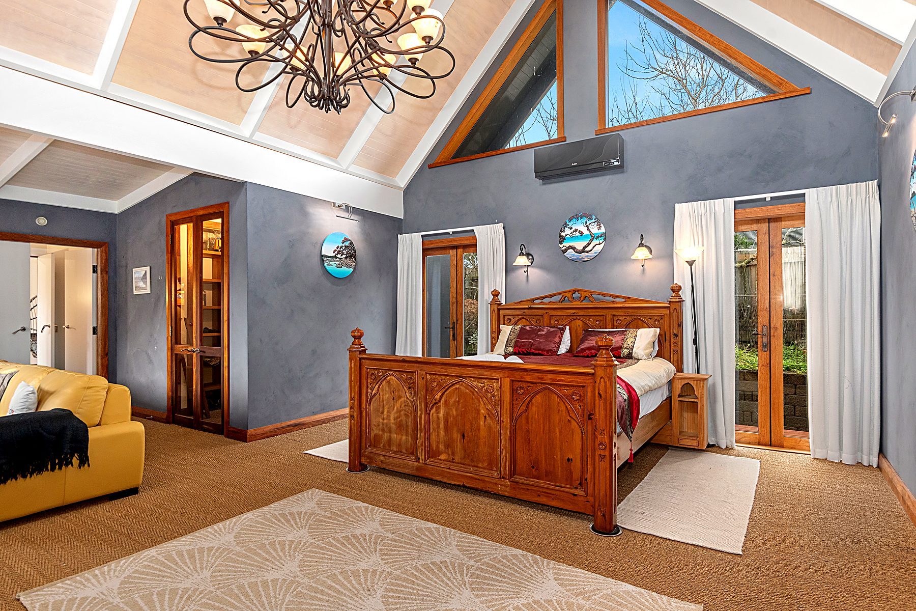 The master bedroom