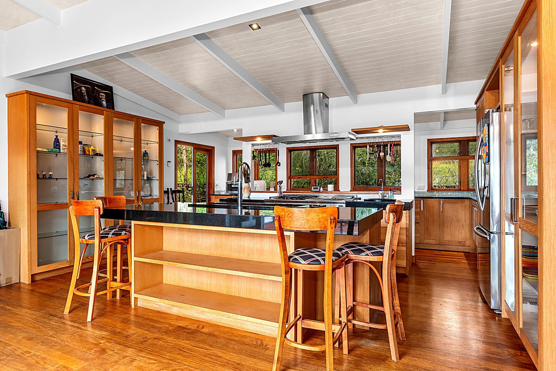 The kitchen island